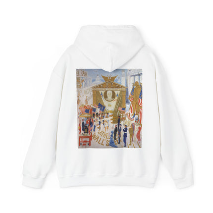 The Cathedrals of Wall Street by Florine Stettheimer Heavy Blend™ Hooded Sweatshirt