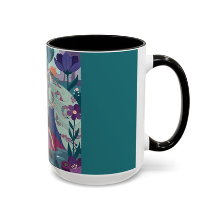 The Ladies Of The Secret Masquerade Colorful Mugs – Art Deco Floral Mystery