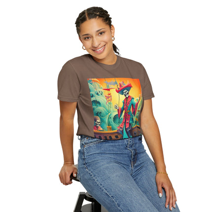 Skeleton Crew of the Misty Seas Unisex Garment-Dyed T-shirt