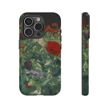Poppies (A Study of Poppies for Carnation, Lily, Lily, Rose) by John Singer Sargent Phone Cases