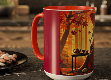 Theatrical Harvest Rabbit Colorful Mugs (11oz, 15oz)
