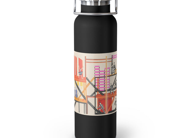 Maquettes de Théatre 4 by Alexandra Exter Copper Vacuum Insulated Bottle, 22oz