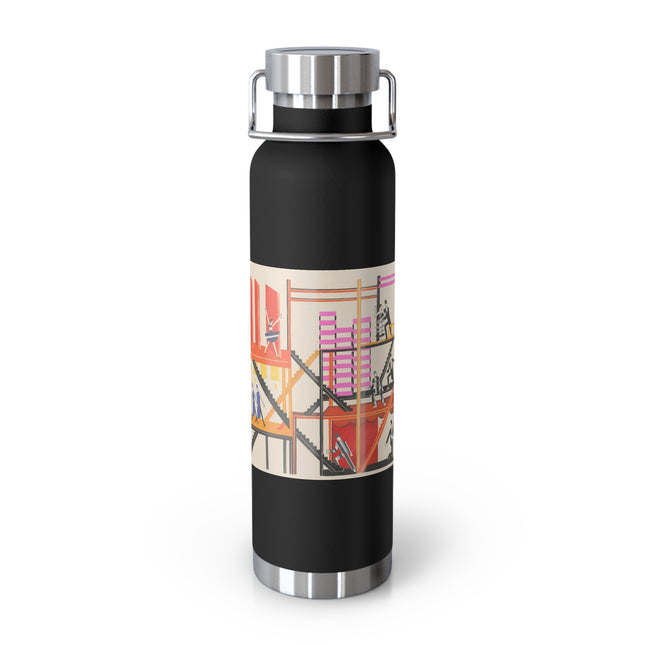 Maquettes de Théatre 4 by Alexandra Exter Copper Vacuum Insulated Bottle, 22oz