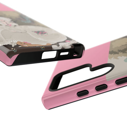 Rococo Garden Reader Phone Case – Whimsical Elegance & Timeless Charm