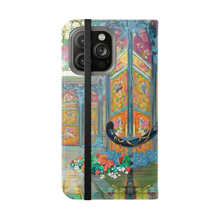 🐾💎 Cyber Panther's Hunt Flip Case – Digital Instinct & Neon Pursuit