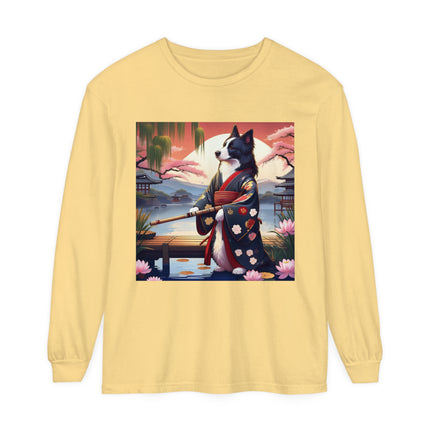 Border Collie Warrior Long Sleeve T-Shirt