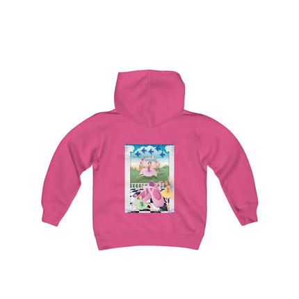 Graceful Enchantment Youth Hooded Sweatshirt – The Beauty of Movement & Magic