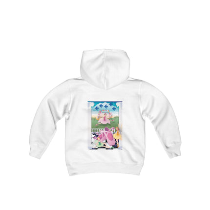 Graceful Enchantment Youth Hooded Sweatshirt – The Beauty of Movement & Magic