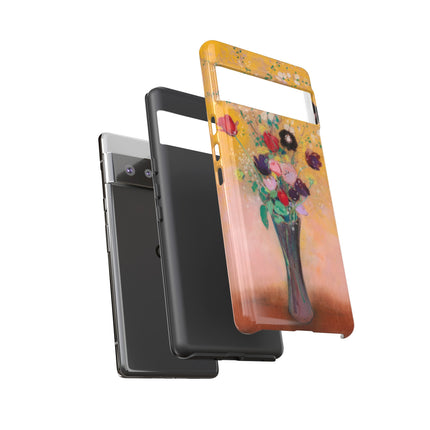 Vase of Flowers by Odilon Redon Phone Cases
