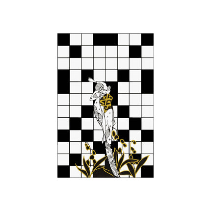 Woman and the Crossword Fine Art Posters