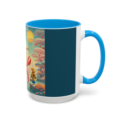 The Celestial Crab Navigator Colorful Mugs (11oz, 15oz)