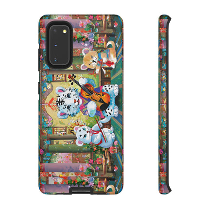 Melodies of the Snow Lion Cub Phone Cases