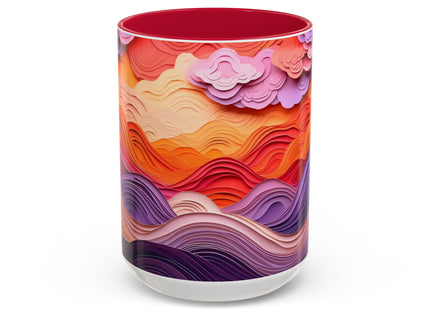 Dramatic Sunset Sky Colorful Mugs (11oz, 15oz)