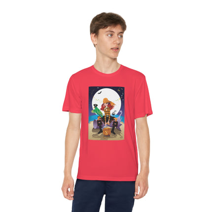 Moonlit Pirate Halloween Youth Competitor Tee