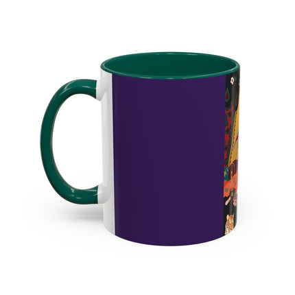 The Jewel Pavilion Colorful Mug (11oz, 15oz) – Royal Elegance, Peacock Beauty & Jewel-Toned Splendor
