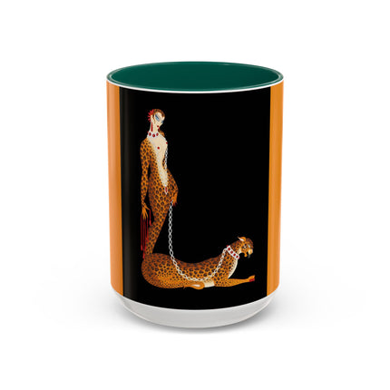 Leopard Queen Colorful Mugs – Wild Beauty & Art Deco Glamour