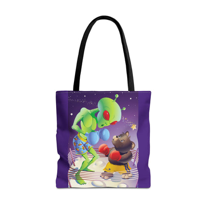 Cosmic Clash Tote Bag (AOP)