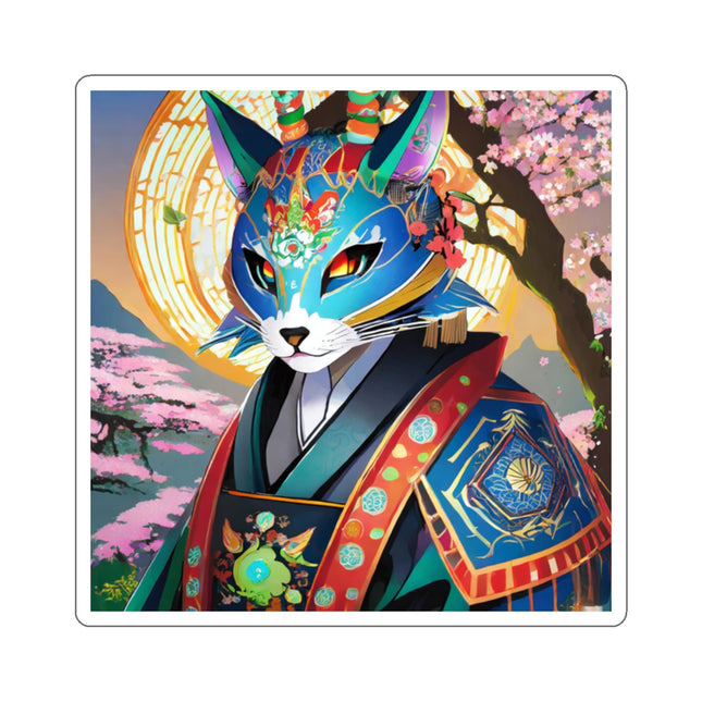 Cyberpunk Samurai Kiss-Cut Stickers (4 Sizes)