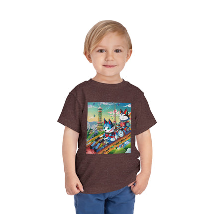 Kitsune Carnival Toddler Short Sleeve Tee