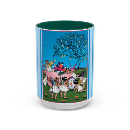 Enchanted Easter Gathering Colorful Mugs (11oz, 15oz)