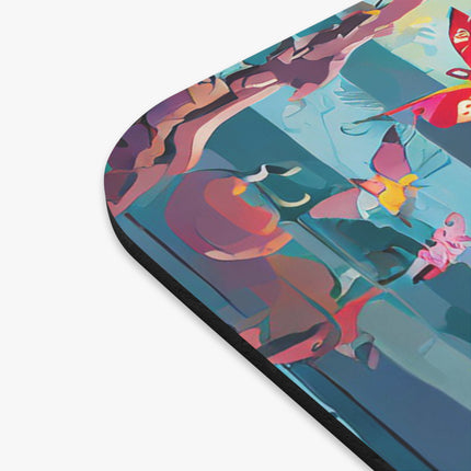 Whimsical Woodland Mouse Pad, Rectangle
