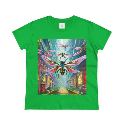Neon Swarm Cotton Tee