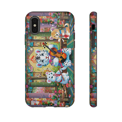 Melodies of the Snow Lion Cub Phone Cases