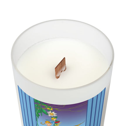A Fairy’s Delight Frosted Glass Candle, 11oz