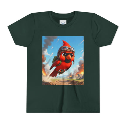Cardinal Dive Bomber Youth Short Sleeve Tee
