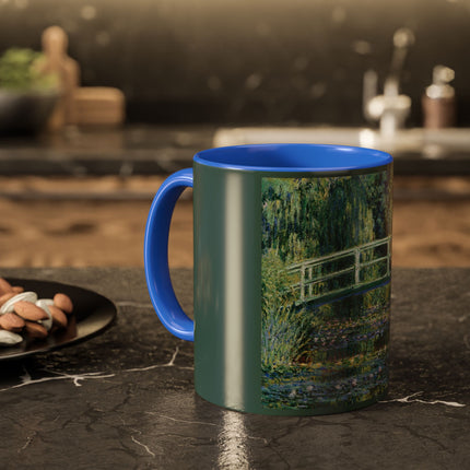 Water Lilies and Japanese Bridge by Claude Monet Colorful Mugs (11oz, 15oz)