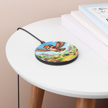 The Red-Tailed Hawk in Battle Wireless Charger – Flight, Courage & High-Flying Adventure