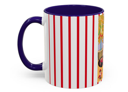 Art Deco Christmas Colorful Mugs (11oz, 15oz)