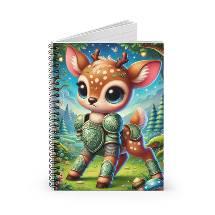 Fawn Defender Spiral Notebook - Ruled Line