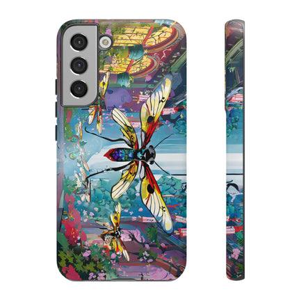 Neon Swarm Phone Cases