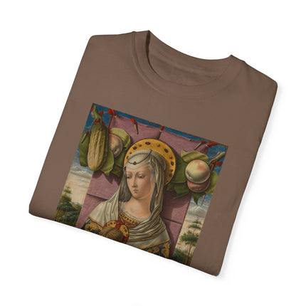Madonna and Child by Carlo Crivelli Unisex Garment-Dyed T-shirt