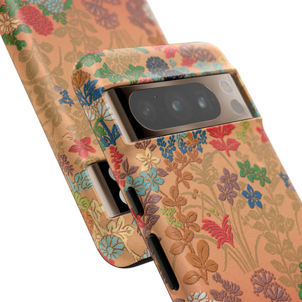 Ornamental Japanese Flower Pattern Phone Cases