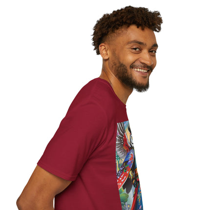 Cyberpunk Samurai Owl Softstyle T-Shirt