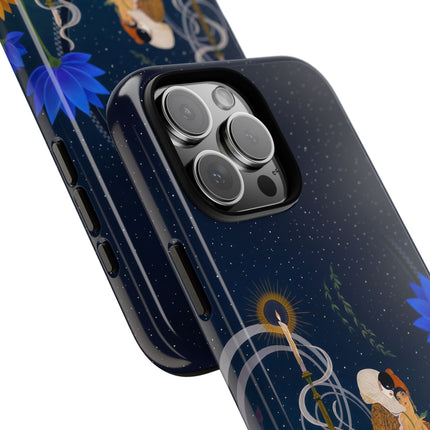 🌙🕯️ The Lady Of The Midnight Garden Phone Case – Art Deco Nocturne