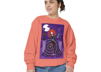 Mystic Elegance Unisex Garment-Dyed Sweatshirt