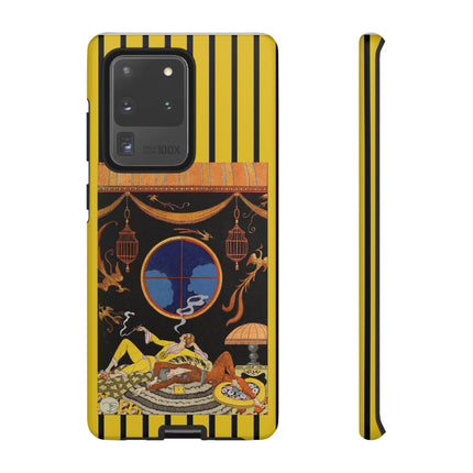 Falbalas et fanfreluches La paresse (Laziness) by George Barbier Phone Cases