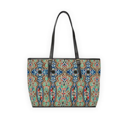 Arabian Ornament by Elizabeth A. Nedwill PU Leather Shoulder Bag