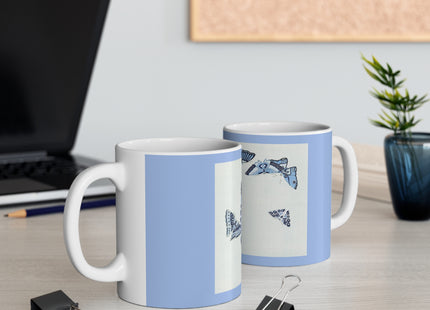 One Thousand Butterflies by Kamisaka Sekka Ceramic Mug 11oz