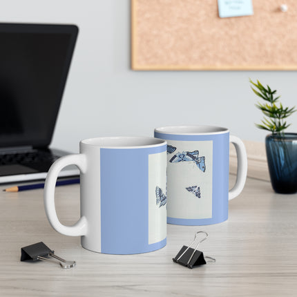 One Thousand Butterflies by Kamisaka Sekka Ceramic Mug 11oz