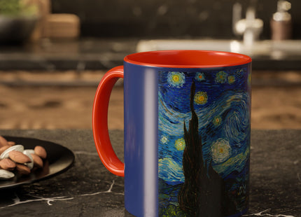 The Starry Night by Vincent Van Gogh Colorful Mugs (11oz, 15oz)
