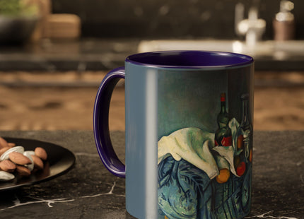 The Peppermint Bottle by Paul Cézanne Colorful Mugs (11oz, 15oz)