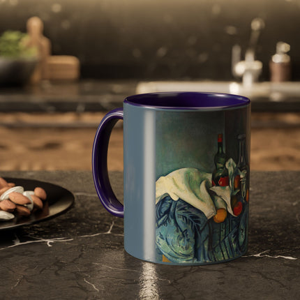 The Peppermint Bottle by Paul Cézanne Colorful Mugs (11oz, 15oz)