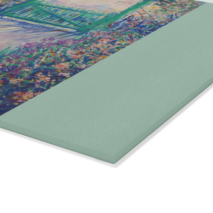 The Artist’s Garden Glass Cutting Board