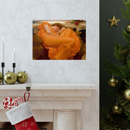 Flaming June by Frederic Leighton Matte Horizontal Posters