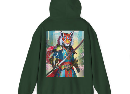 Cyberpunk Samurai Tiger – Heavy Blend™ Hooded Sweatshirt