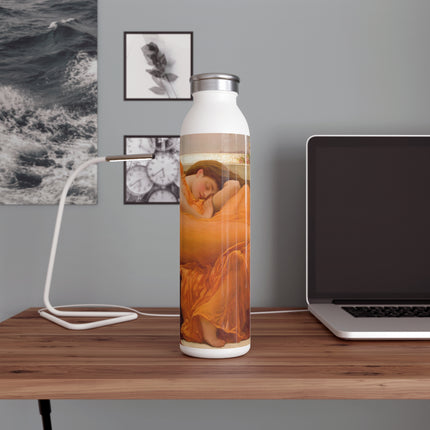 Flaming June by Frederic Leighton Slim Water Bottle
